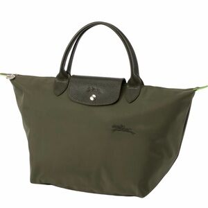 Longchamp Olive Green Tote Bag medium